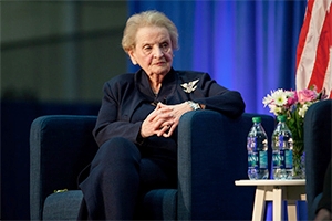 Madeleine Albright at AU. 