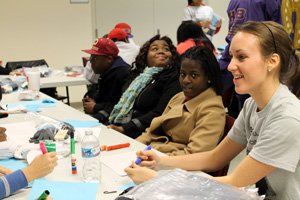 On January 21st, AU students, faculty, and staff once again engaged with DC residents in service to celebrate the spirit of Martin Luther King, Jr.