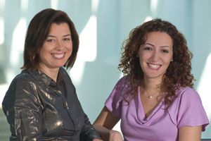 Photo: Olha Onyshko and Sarah Farhat