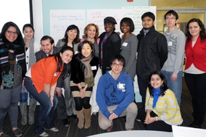 Students at the ISSS re-entry workshop in 2013.