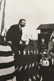 Theodore Roosevelt at McKinley cornerstone laying 1902