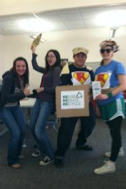 Recycle Heroes visit SIS