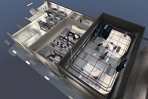 TV studio in the new SOC building