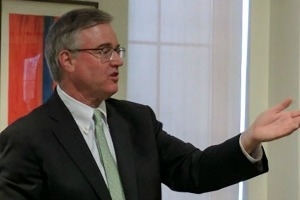 Photo of David Trone lecturing