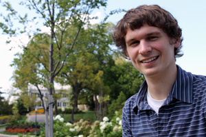 Tyler Sadonis pursues his love of service at AU.