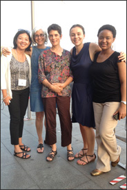 PGAE faculty/students at International Association for Feminist Economics meeting, Barcelona, July 2012.