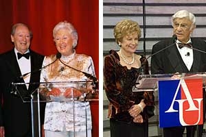 Photos of Harold and Sylvia Greenberg and Myrtle and Cyrus Katzen