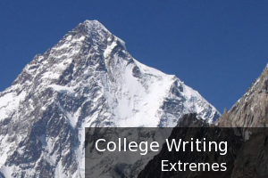 College Writing: Extremes