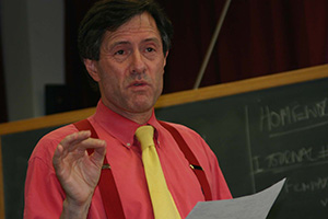 Palmer in class