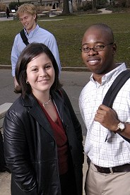 Students on Ward Steps