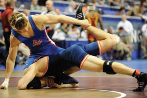 Junior Danny Mitchell at the NCAA Championships (Photo: Courtesy Athletics)