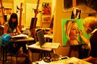 Student art studio in the Katzen