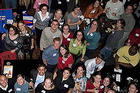 Alumni from the Class of 1998 took over the Capital City Brewing Company for their 10-year reunion last year during Alumni Weekend 2008. Photo credit: Rachel Mlinarchik.