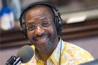 Kojo Nnamdi at his radio show.
