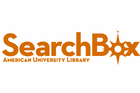 Logo for SearchBox, the AU Library's searching tool for the catalog and journal databases.