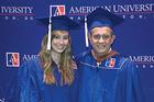Father and daughter graduate together at AU.