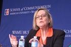 SOC Professor Jane Hall speaks at the American Forum