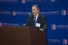 Photo of CLALS director Eric Hershberg speaking at a podium