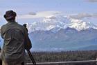 Dustin Harrison-Atlas films establishing shot of Denali, the highest mountain peak in North America