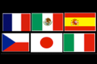 SOC Embassy flags