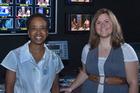 Bernice Harleston, president of the SOC Graduate Council and Rachel Karas, the Undergraduate Council