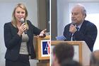 Lara Logan and Akbar Ahmed
