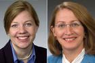 Kogod School of Business Professor Kathleen Getz and Jennifer Oetzel