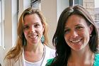 Photo: Krissy Sudano, left, and Lindsay Carroll work for the Robin Hood Foundation in New York.