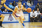 Lisa Strack, senior, American University Women's Basketball team.