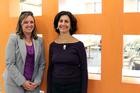Meg Rego and Marcy Fink Campos of the Center for Community Engagement & Service.
