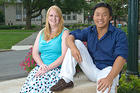 Joely Hildebrand and Garrett Harkins were selected for the U.S. Department of State's Thomas R. Pickering  Fellowship.