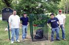 The Student Historical Society restores a DC boundary stone from the 1790s.