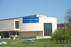 Smithsonian Associates at AU Banner on the Katzen Arts Center at American University.
