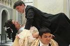 Students performing Moliere's Tartuffe