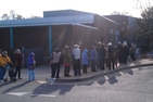 SOC Voters in line 2012 election WTOP