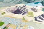 Rachel Sitkin painting: Berkeley Pit