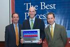 Photo: From left, Robert Tobias, Nuclear Regulatory Commission Chairman Gregory B. Jaczko, and Max Stier.