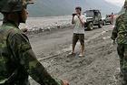 Journalism graduate student David Coffey covers Typhoon Morakot from Taiwan for the Associated Press
