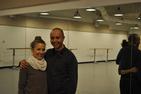 Christopher K. Morgan with Ellie van Bever '13 