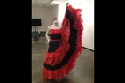 Papier mâché dress created by AU student Lauree Tu.