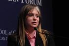 Congress Daily's Erin McPike speaks at the American Forum.
