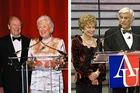 Photos of Harold and Sylvia Greenberg and Myrtle and Cyrus Katzen