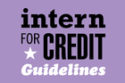 Intern for credit guidelines
