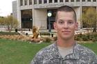 Sgt. Jordan Jackson, 27, is a student in AU’s post-baccalaureate premedical program. A medic in the Virginia Army National Guard, Jackson is currently stationed in Iraq and hopes to return to AU in spring 2010.