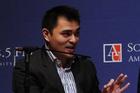 Jose Vargas of Huffington Post, speaks at the American Forum