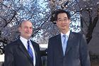 Photo: SIS Dean Louis W. Goodman and Korean ambassador Han Duk-Soo