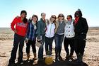 Katie Mayer on the Navajo reservation.