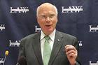 Photo: Senator Patrick Leahy speaks at Washington College of Law.