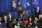 Photo: President Obama spoke at SIS on July 1.