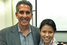 Professor Steve Piacente brings in professional journalists like NBC4's Angie Goff to provide a richer experience for students.